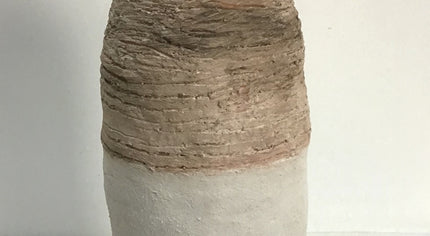 Bouteille terre mélangée bicolore