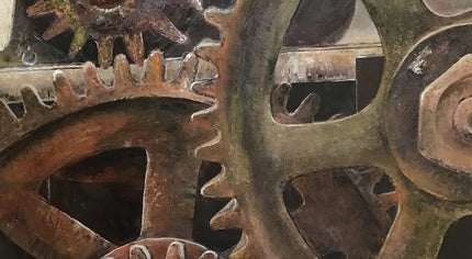 Tableau acrylique Rouages de Mireille Froissard