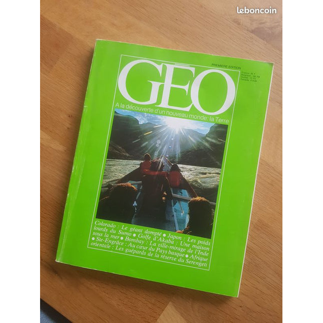 Magazine GEO numéro 1